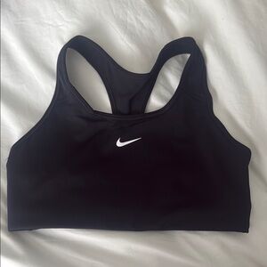 Nike Black Sports Bra Moisture-Wicking Racerback